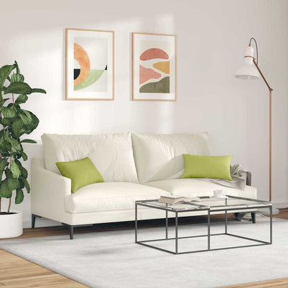 Cuscini da Divano 2 pcs Verde chiaro 50 x 30 cm Tessuto | homemem39