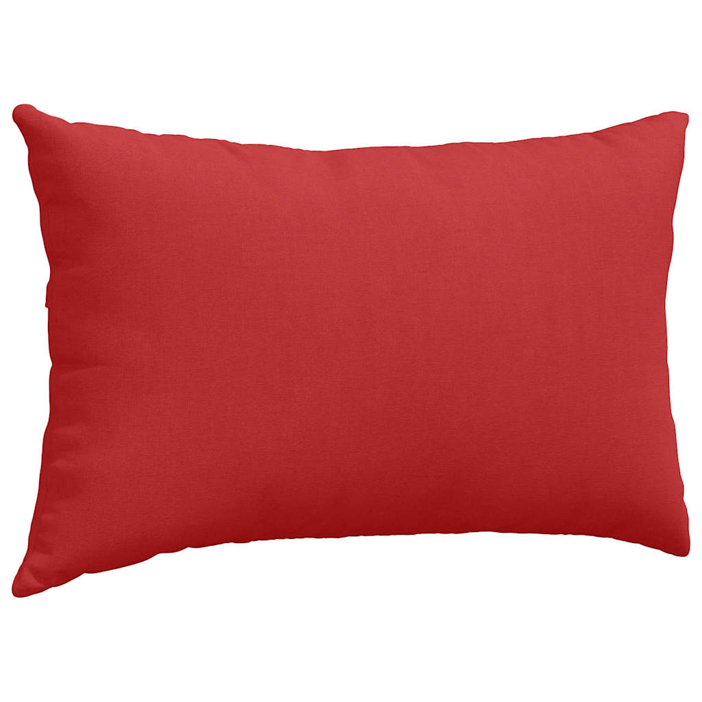 Cuscini da Divano 2 pcs Rosso 50 x 30 cm Tessuto