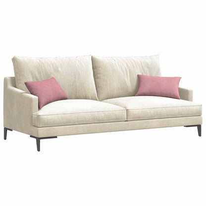 Cuscini da Divano 2 pcs Rosa 50 x 30 cm Tessuto in Cords | homemem39