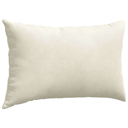 Cuscini da Divano 2 pcs Crema 50 x 30 cm Tessuto in Cords | homemem39