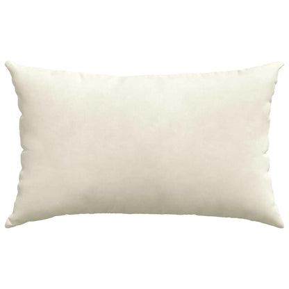 Cuscini da Divano 2 pcs Crema 50 x 30 cm Tessuto in Cords | homemem39