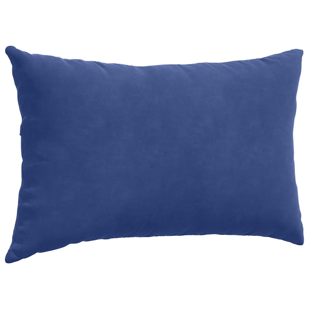 Cuscini da Divano 2 pcs Blu Polizia 50 x 30 cm Tessuto in Cords | homemem39