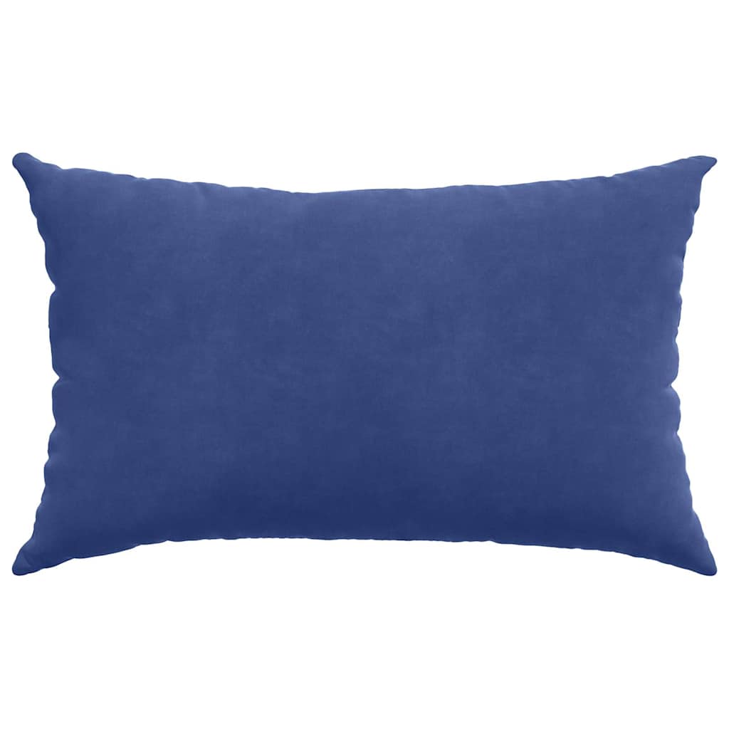 Cuscini da Divano 2 pcs Blu Polizia 50 x 30 cm Tessuto in Cords | homemem39