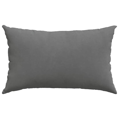 Cuscini da Divano 2 pcs Grigio scuro 50 x 30 cm Tessuto | homemem39