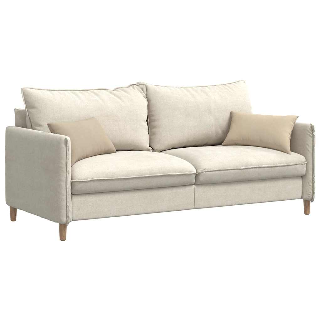 Cuscini da Divano 2 pcs Crema 50 x 30 cm Tessuto | homemem39