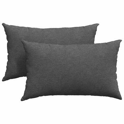 Cuscini da Divano 2 pcs Grigio scuro 50 x 30 cm | homemem39