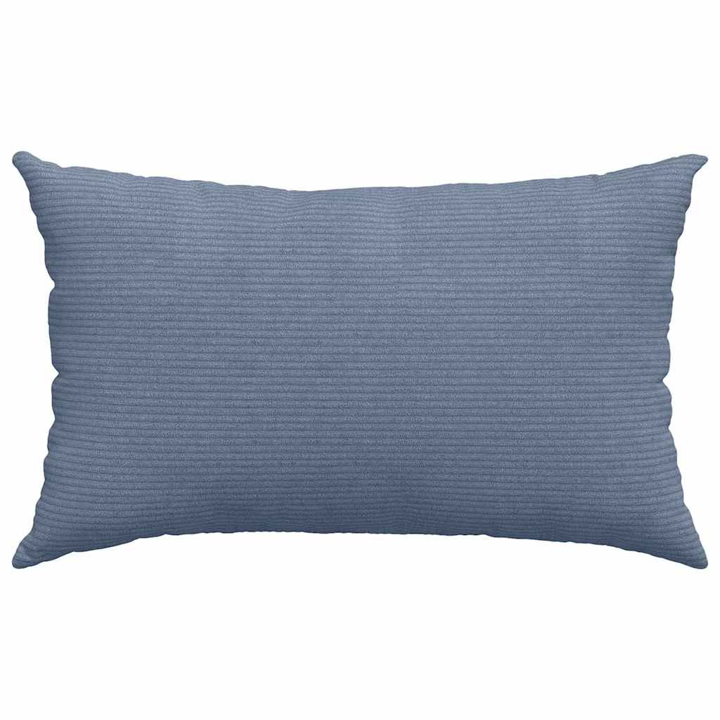 Cuscini da Divano 2 pcs Blu 50 x 30 cm Tessuto in Cords | homemem39