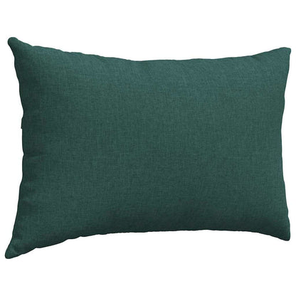 Cuscini da Divano 2 pcs Verde Scuro 60 x 40 cm Tessuto | homemem39