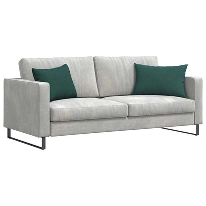 Cuscini da Divano 2 pcs Verde Scuro 60 x 40 cm Tessuto | homemem39