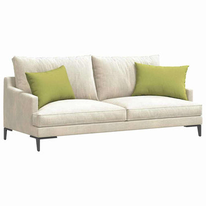 Cuscini da Divano 2 pcs Verde chiaro 60 x 40 cm Tessuto | homemem39