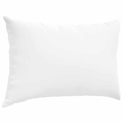 Cuscini da Divano 2 pcs Bianco 60 x 40 cm Tessuto | homemem39