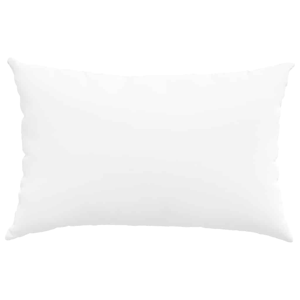 Cuscini da Divano 2 pcs Bianco 60 x 40 cm Tessuto | homemem39