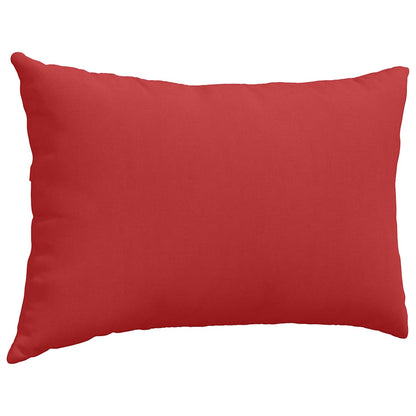Cuscini da Divano 2 pcs Rosso 60 x 40 cm Tessuto | homemem39