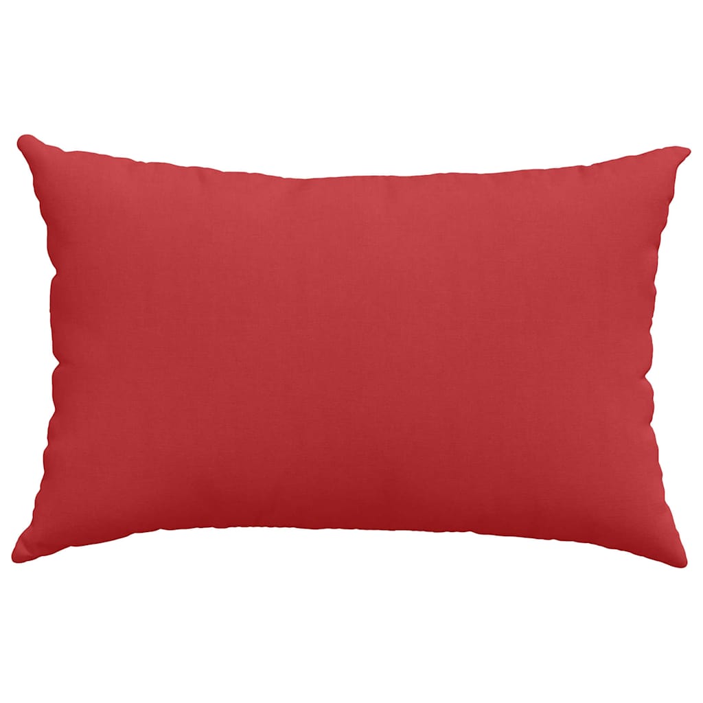 Cuscini da Divano 2 pcs Rosso 60 x 40 cm Tessuto | homemem39