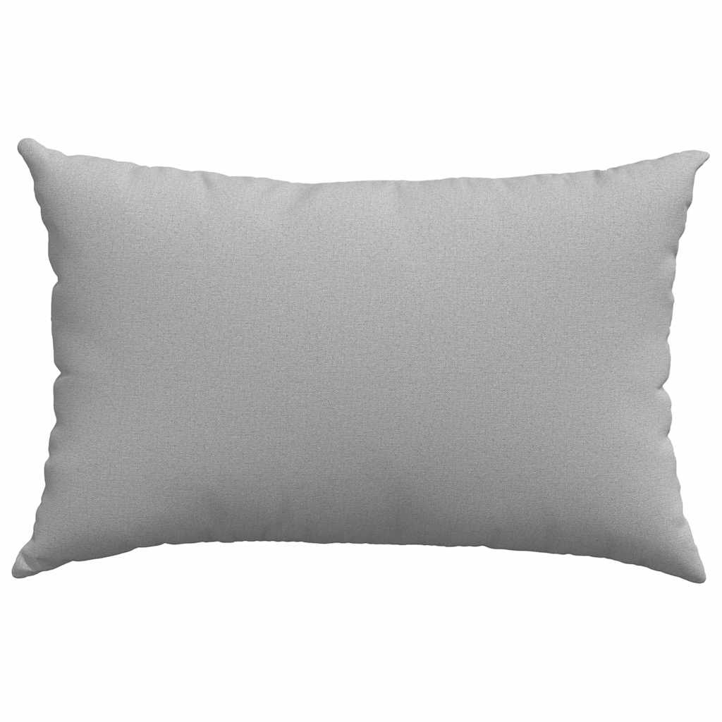 Cuscini da Divano 2 pcs Grigio Nuvola 60 x 40 cm Tessuto | homemem39