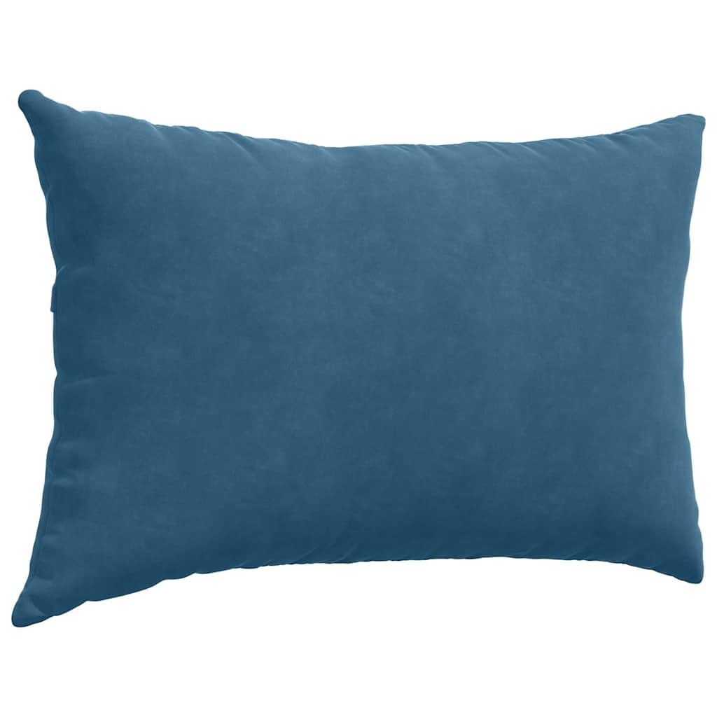 Cuscini da Divano 2 pcs Blu 60 x 40 cm Tessuto in Cords | homemem39