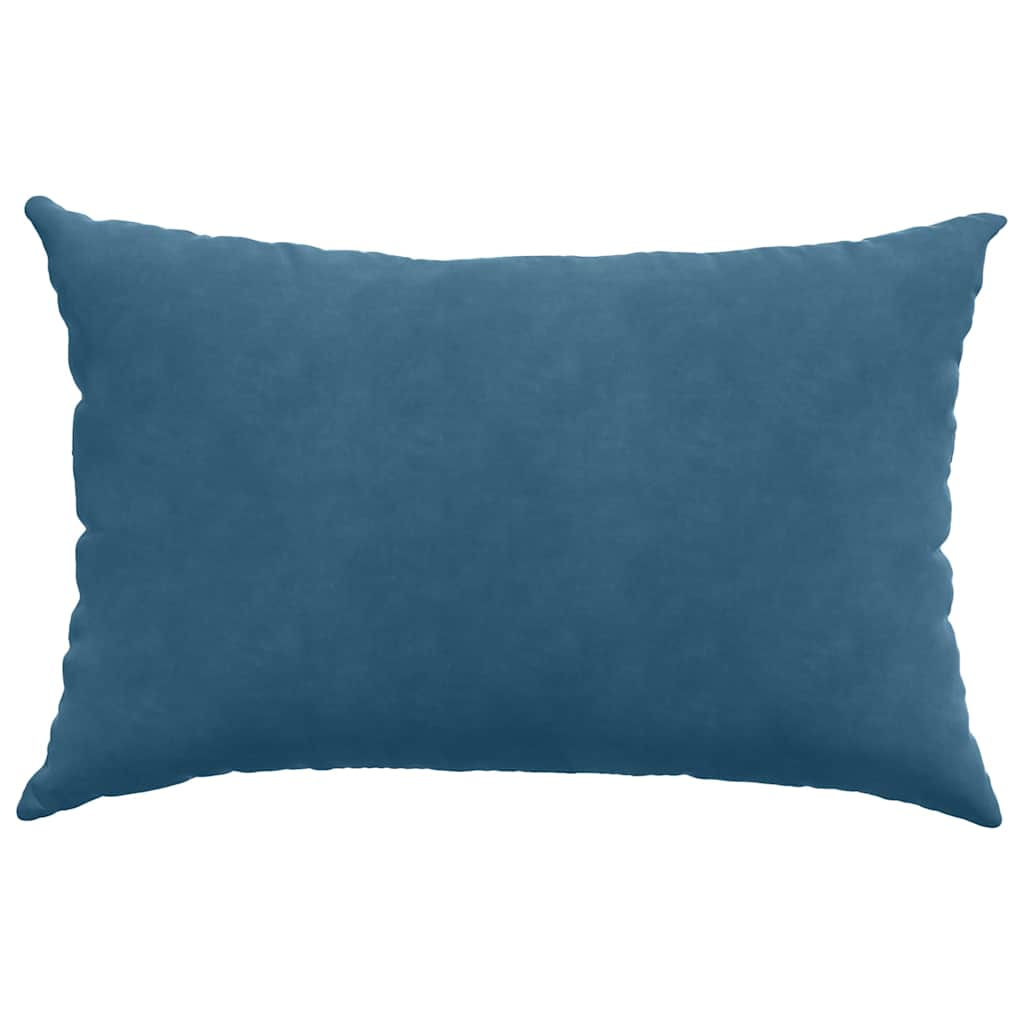 Cuscini da Divano 2 pcs Blu 60 x 40 cm Tessuto in Cords | homemem39