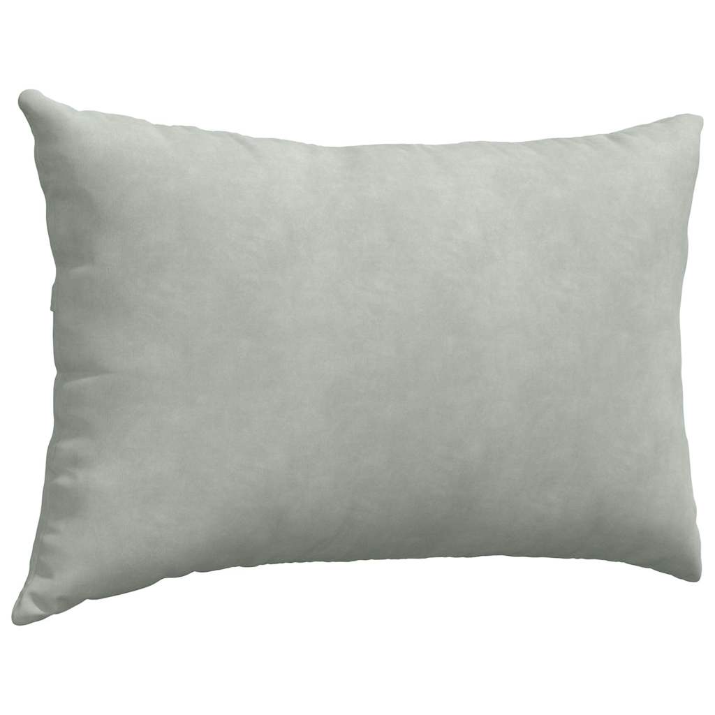 Cuscini da Divano 2 pcs Grigio chiaro 60 x 40 cm | homemem39