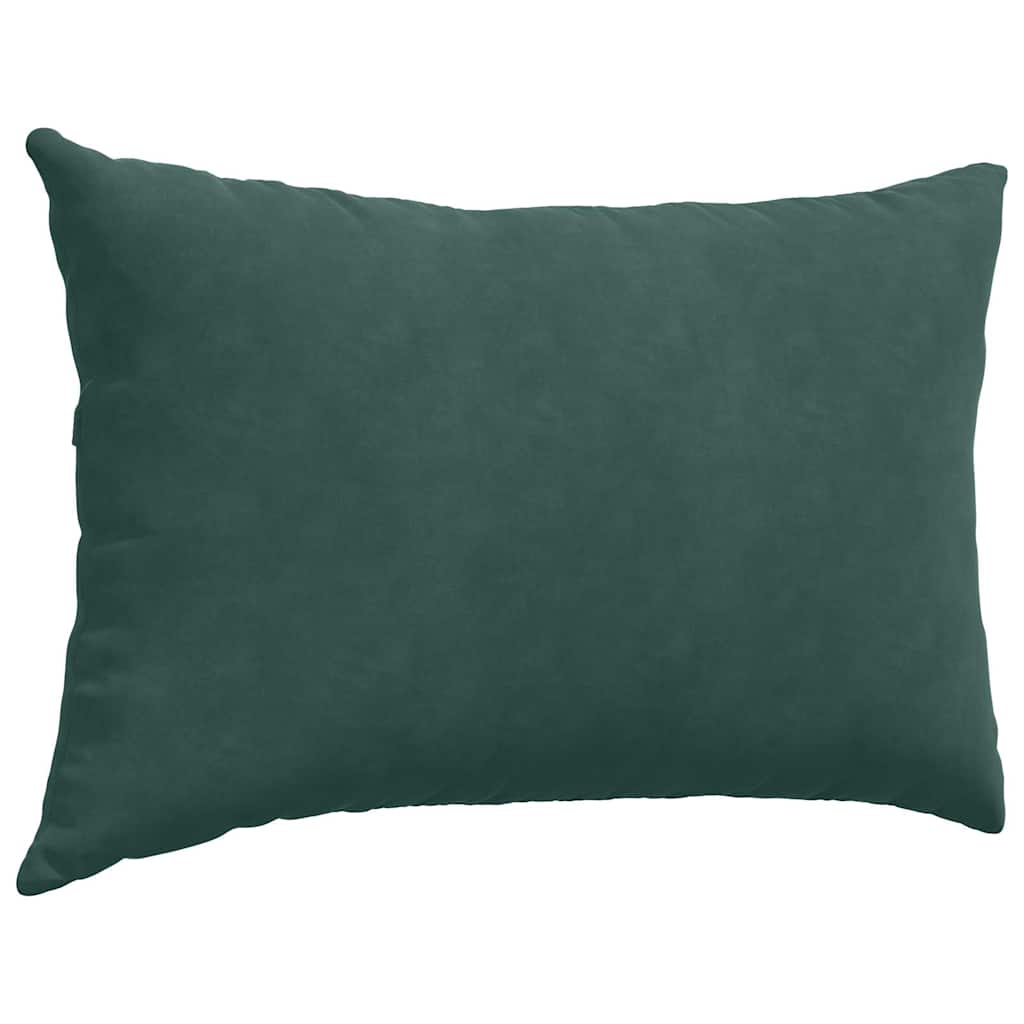 Cuscini da Divano 2 pcs Verde scuro 60 x 40 cm Tessuto in Cords | homemem39