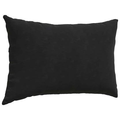 Cuscini da Divano 2 pcs Nero 60 x 40 cm Tessuto in Cords | homemem39