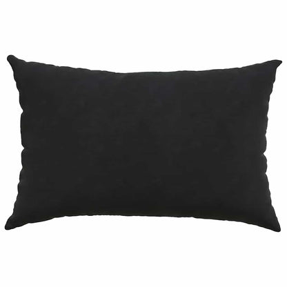 Cuscini da Divano 2 pcs Nero 60 x 40 cm Tessuto in Cords | homemem39