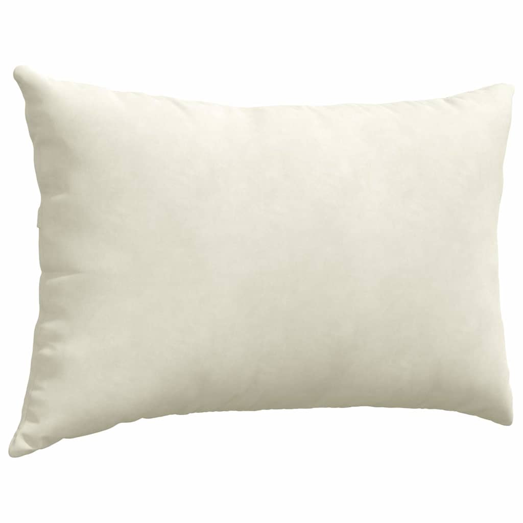 Cuscini da Divano 2 pcs Crema 60 x 40 cm Tessuto in Cords | homemem39
