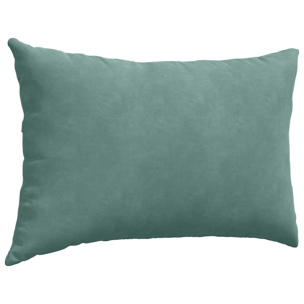 Cuscini da Divano 2 pcs Verde Mare 60 x 40 cm Tessuto in Cords | homemem39