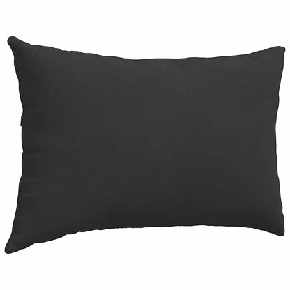 Cuscini da Divano 2 pcs Nero 60 x 40 cm Tessuto | homemem39