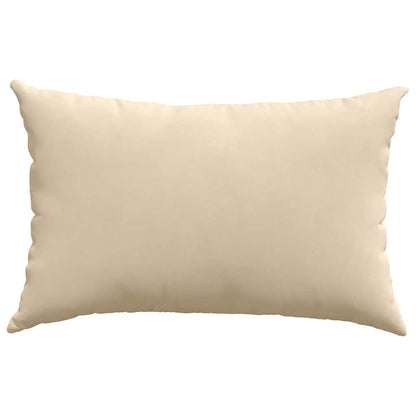 Cuscini da Divano 2 pcs Crema 60 x 40 cm Tessuto | homemem39