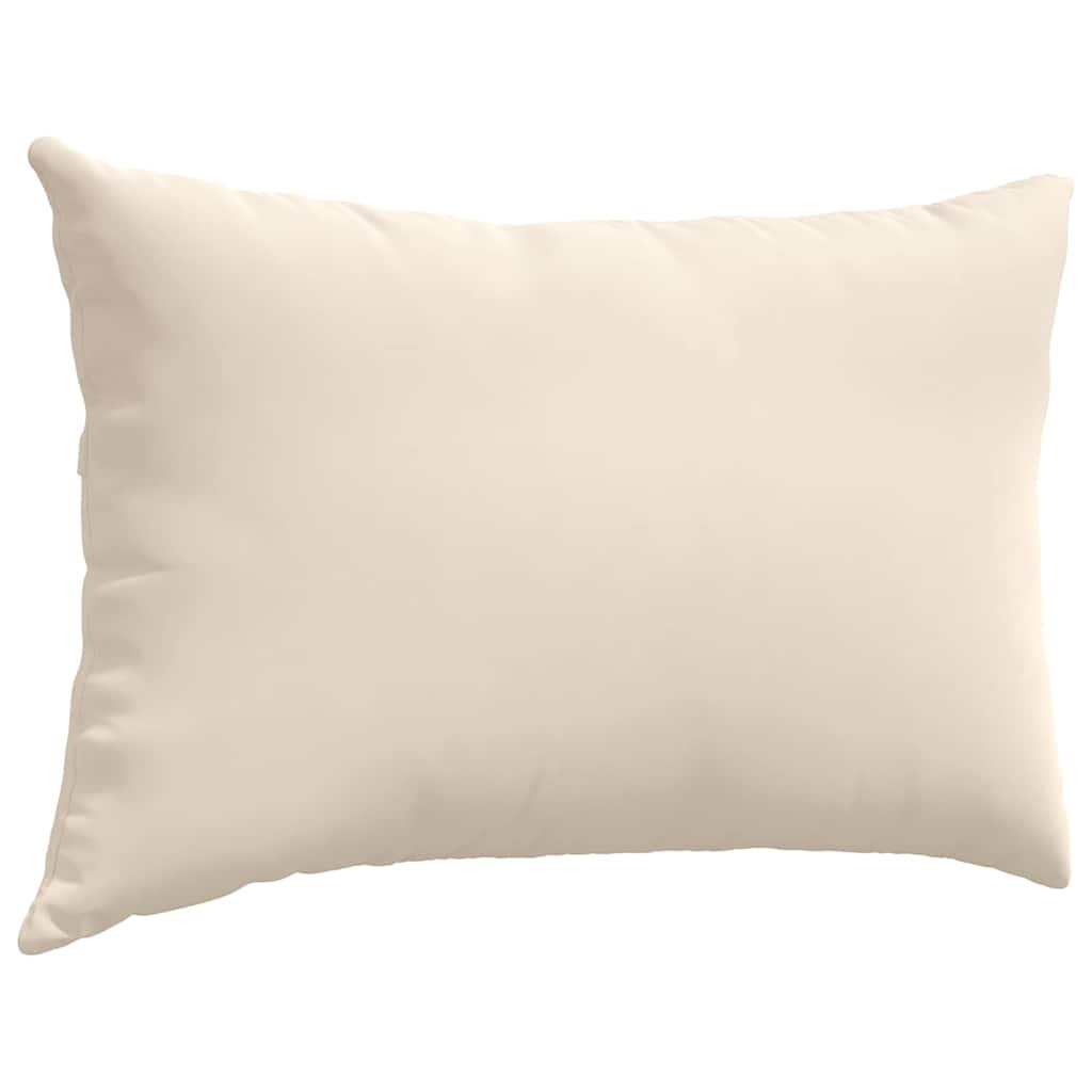 Cuscini da Divano 2 pcs Beige 60 x 40 cm Tessuto | homemem39