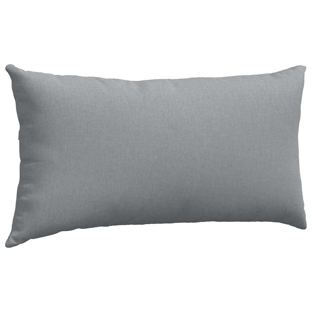 Cuscini da Divano 2 pcs Grigio chiaro 80 x 40 cm Tessuto | homemem39