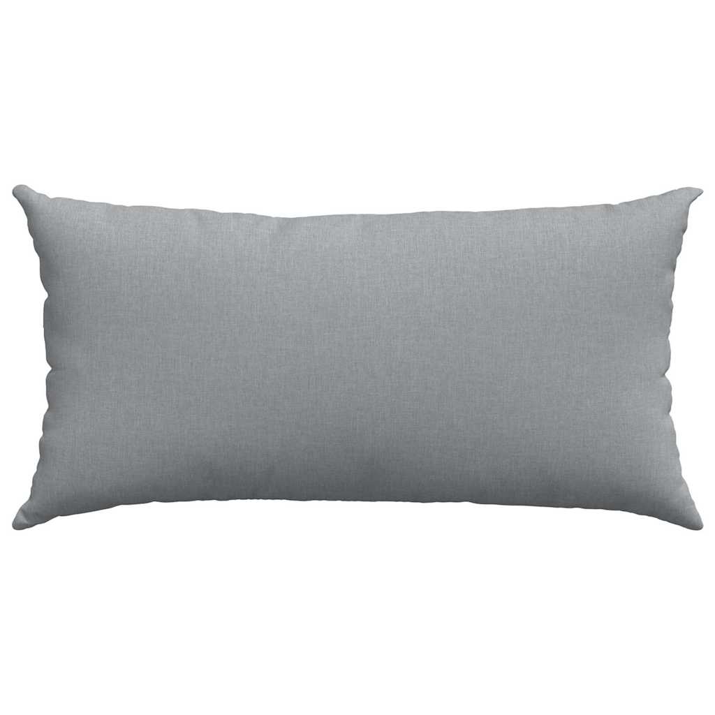 Cuscini da Divano 2 pcs Grigio chiaro 80 x 40 cm Tessuto | homemem39