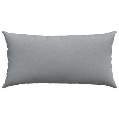 Cuscini da Divano 2 pcs Grigio chiaro 80 x 40 cm Tessuto | homemem39