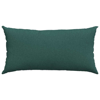Cuscini da Divano 2 pcs Verde Scuro 80 x 40 cm Tessuto | homemem39