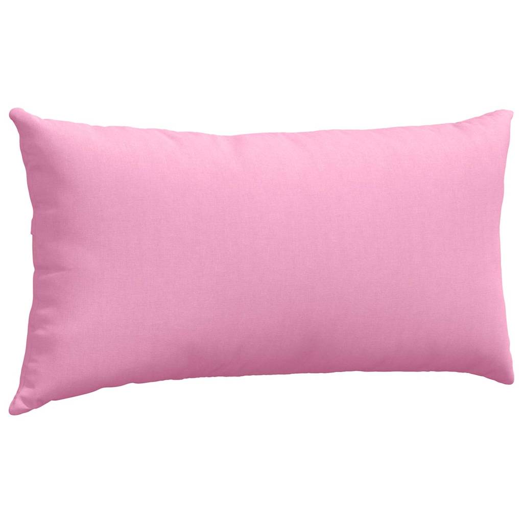 Cuscini da Divano 2 pcs Rosa 80 x 40 cm Tessuto | homemem39