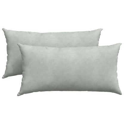 Cuscini da Divano 2 pcs Grigio chiaro 80 x 40 cm | homemem39