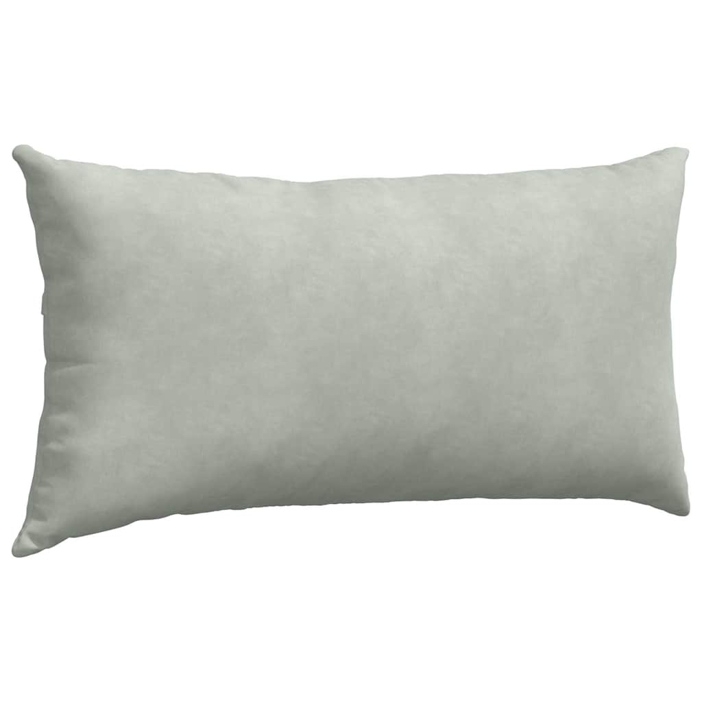 Cuscini da Divano 2 pcs Grigio chiaro 80 x 40 cm | homemem39