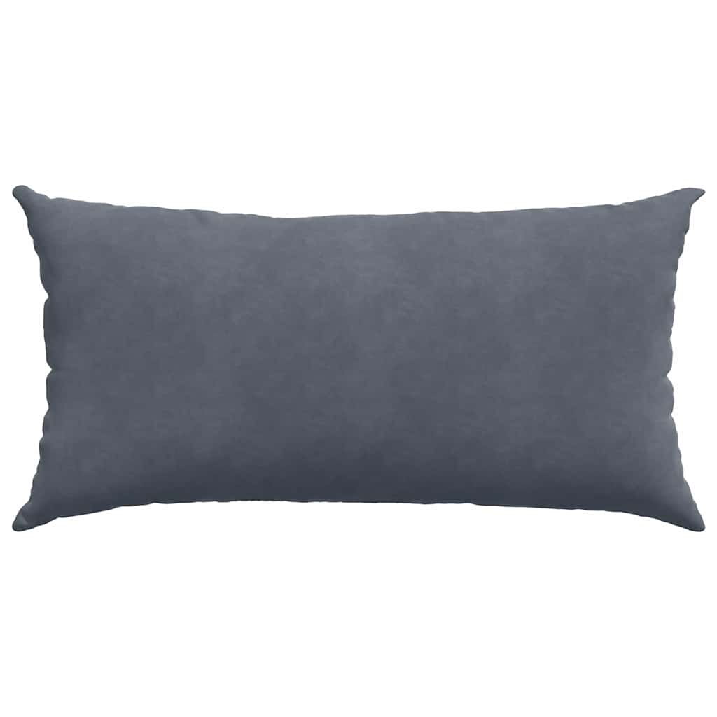 Cuscini da Divano 2 pcs Grigio scuro 80 x 40 cm | homemem39