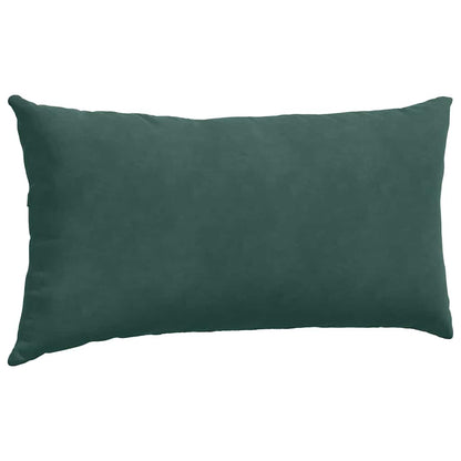 Cuscini da Divano 2 pcs Verde Scuro 80 x 40 cm Tessuto in Cords | homemem39