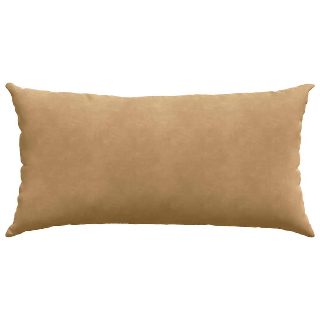 Cuscini da Divano 2 pcs Marrone 80 x 40 cm Tessuto in Cords | homemem39