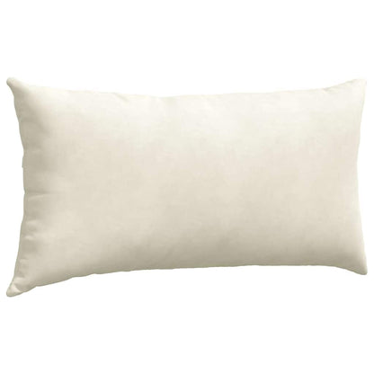 Cuscini da Divano 2 pcs Crema 80 x 40 cm Tessuto in Cords | homemem39