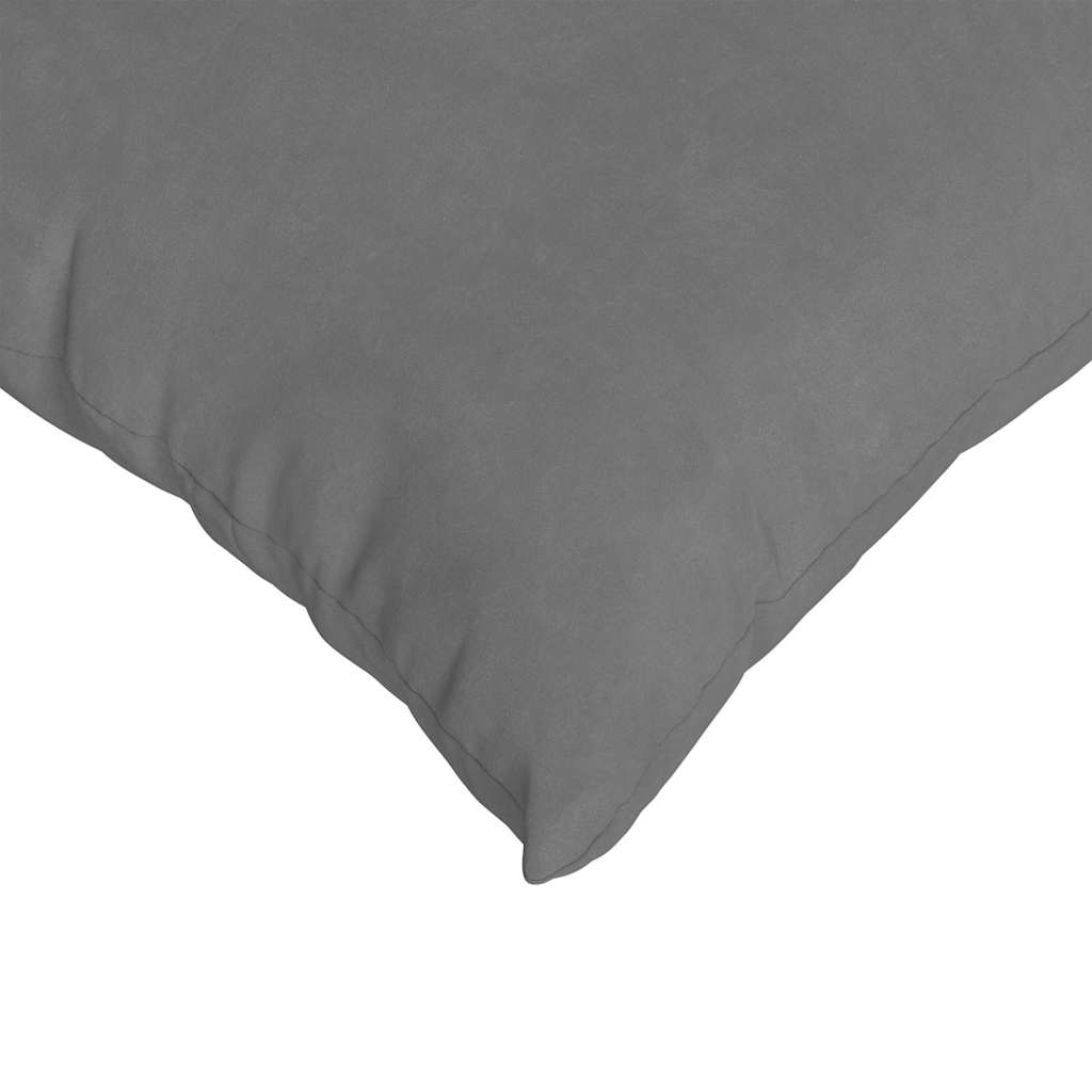 Cuscini da Divano 2 pcs Grigio scuro 80 x 40 cm Tessuto | homemem39