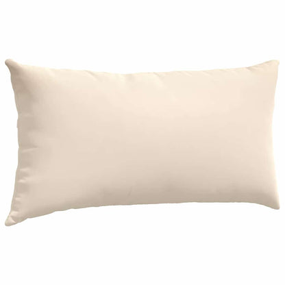 Cuscini da Divano 2 pcs Beige 80 x 40 cm Tessuto | homemem39