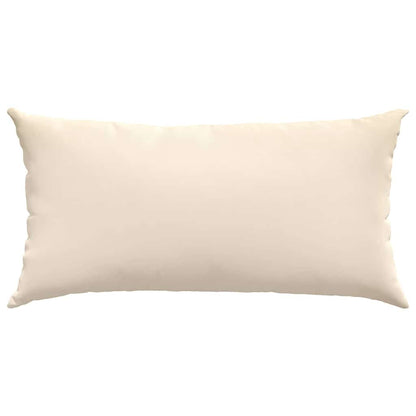 Cuscini da Divano 2 pcs Beige 80 x 40 cm Tessuto | homemem39