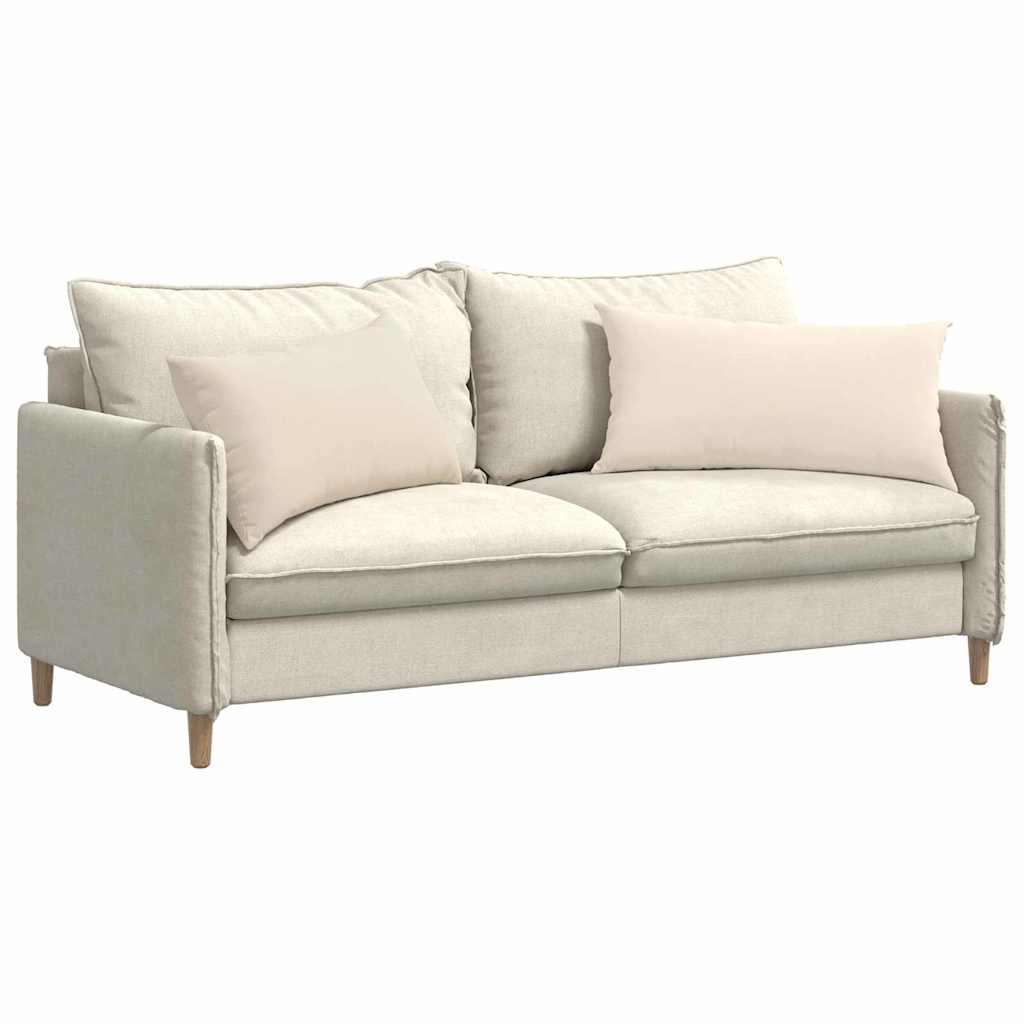 Cuscini da Divano 2 pcs Beige 80 x 40 cm Tessuto | homemem39