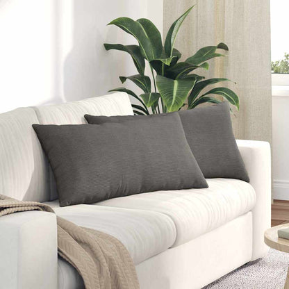 Cuscini da Divano 2 pcs Grigio chiaro 80 x 40 cm | homemem39