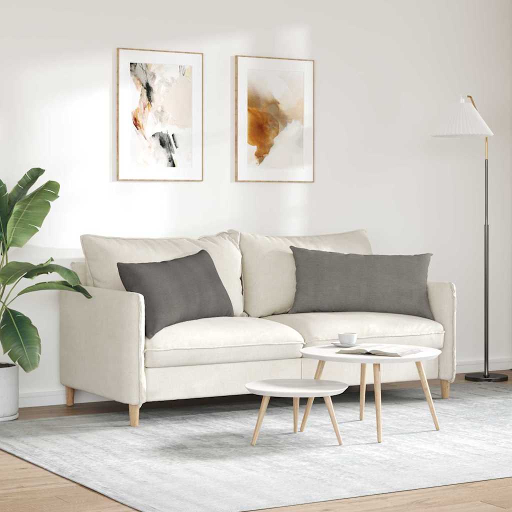 Cuscini da Divano 2 pcs Grigio chiaro 80 x 40 cm | homemem39