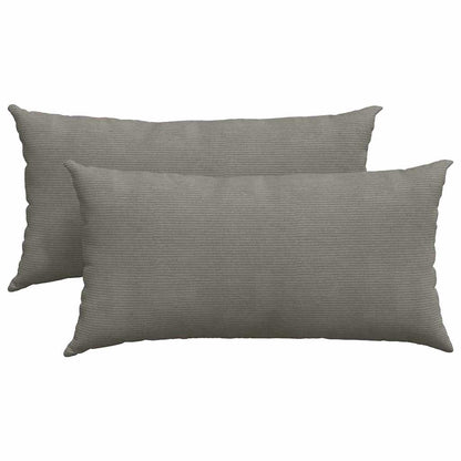 Cuscini da Divano 2 pcs Grigio chiaro 80 x 40 cm | homemem39