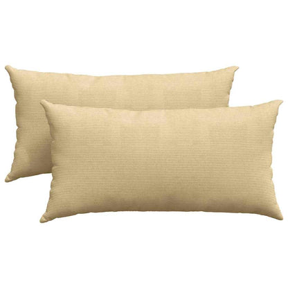 Cuscini da Divano 2 pcs Grigio Verde 80 x 40 cm | homemem39