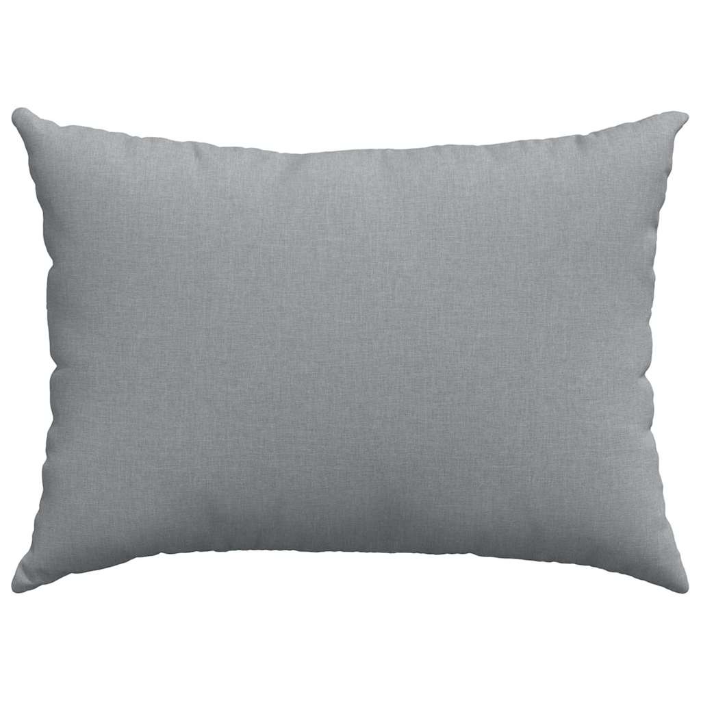 Cuscini da Divano 2 pcs Grigio chiaro 70 x 50 cm Tessuto | homemem39